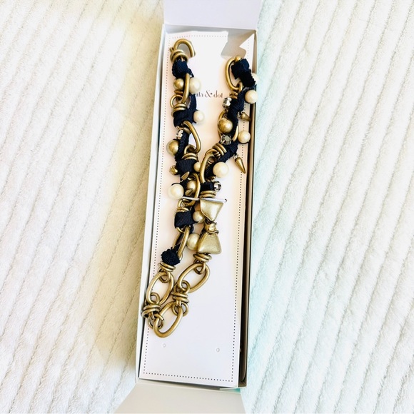 Stella & Dot Ribbon Necklace - Picture 2 of 14